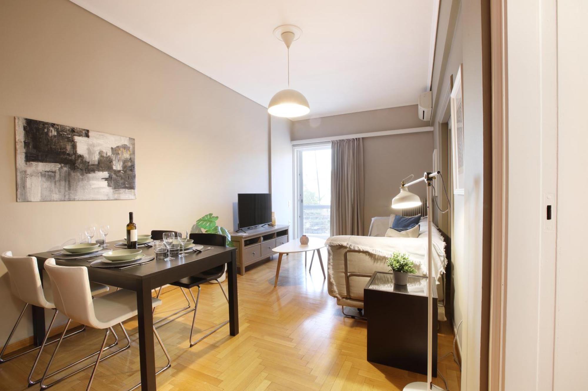 Modern 2Bd Apartment Next To Acropolis Athene Buitenkant foto