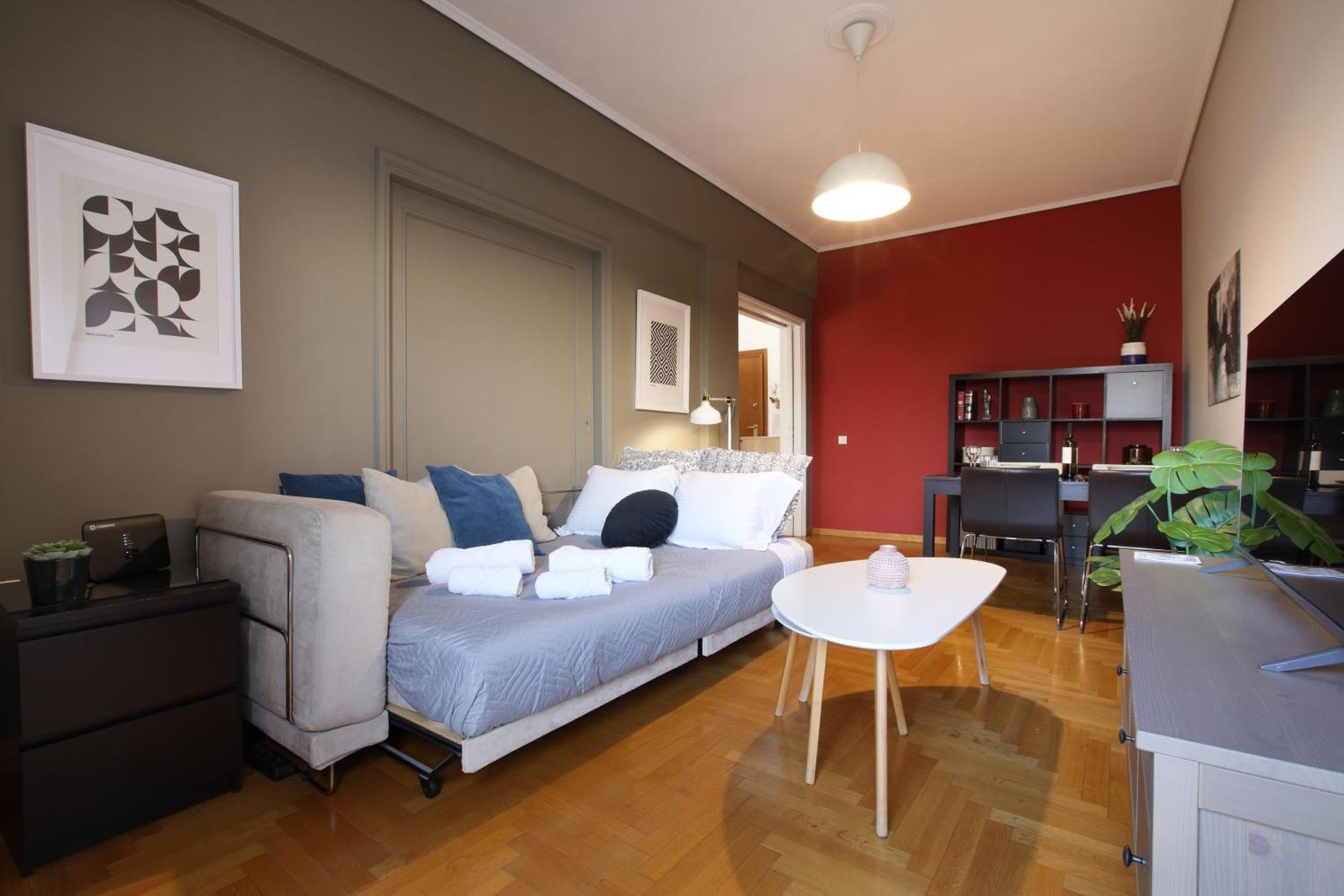 Modern 2Bd Apartment Next To Acropolis Athene Buitenkant foto