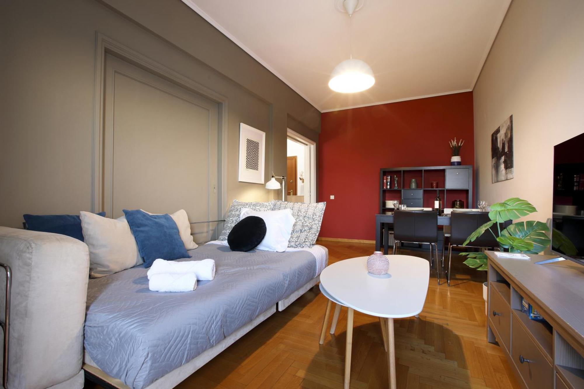 Modern 2Bd Apartment Next To Acropolis Athene Buitenkant foto
